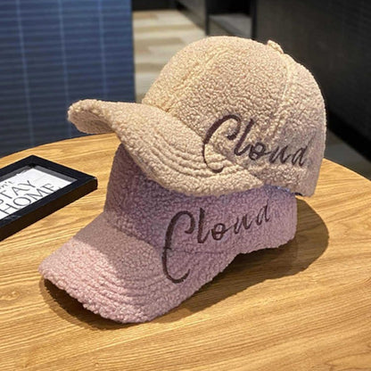 Damen Fluffy Texturierte Baseballmütze Brehn