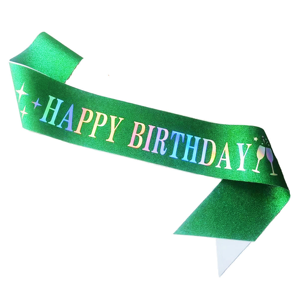 Damen Funkenkrone mit „Happy Birthday“ Schriftzug Brehn