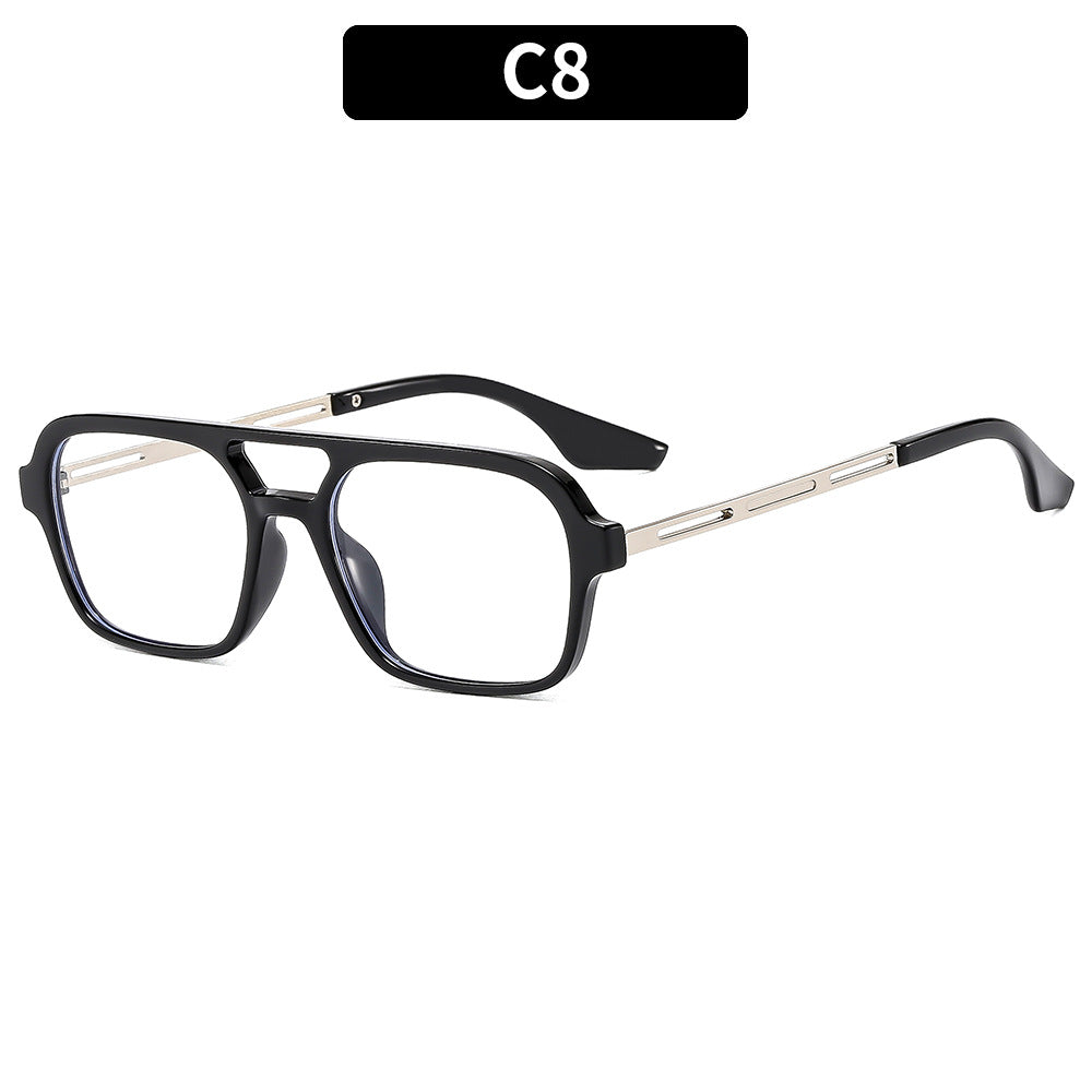 Stylische quadratische Rahmenbrille