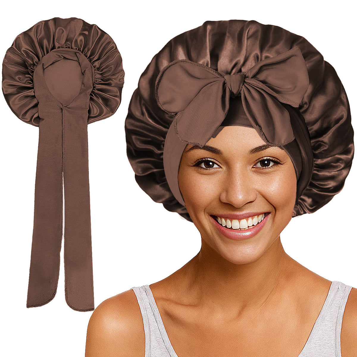 Satin Hair Haube