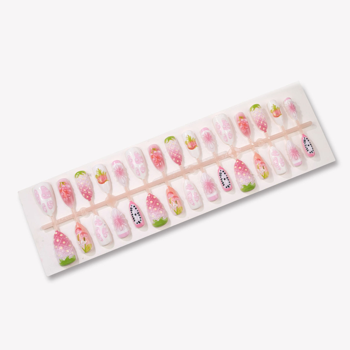 Frucht-inspiriertes Nagelkunst-Set Brehn