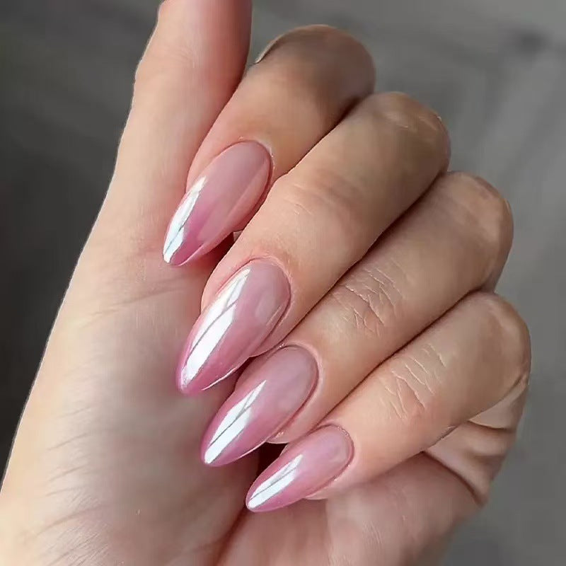 Kunstnagelset mit elegantem hochglänzenden Design Brehn