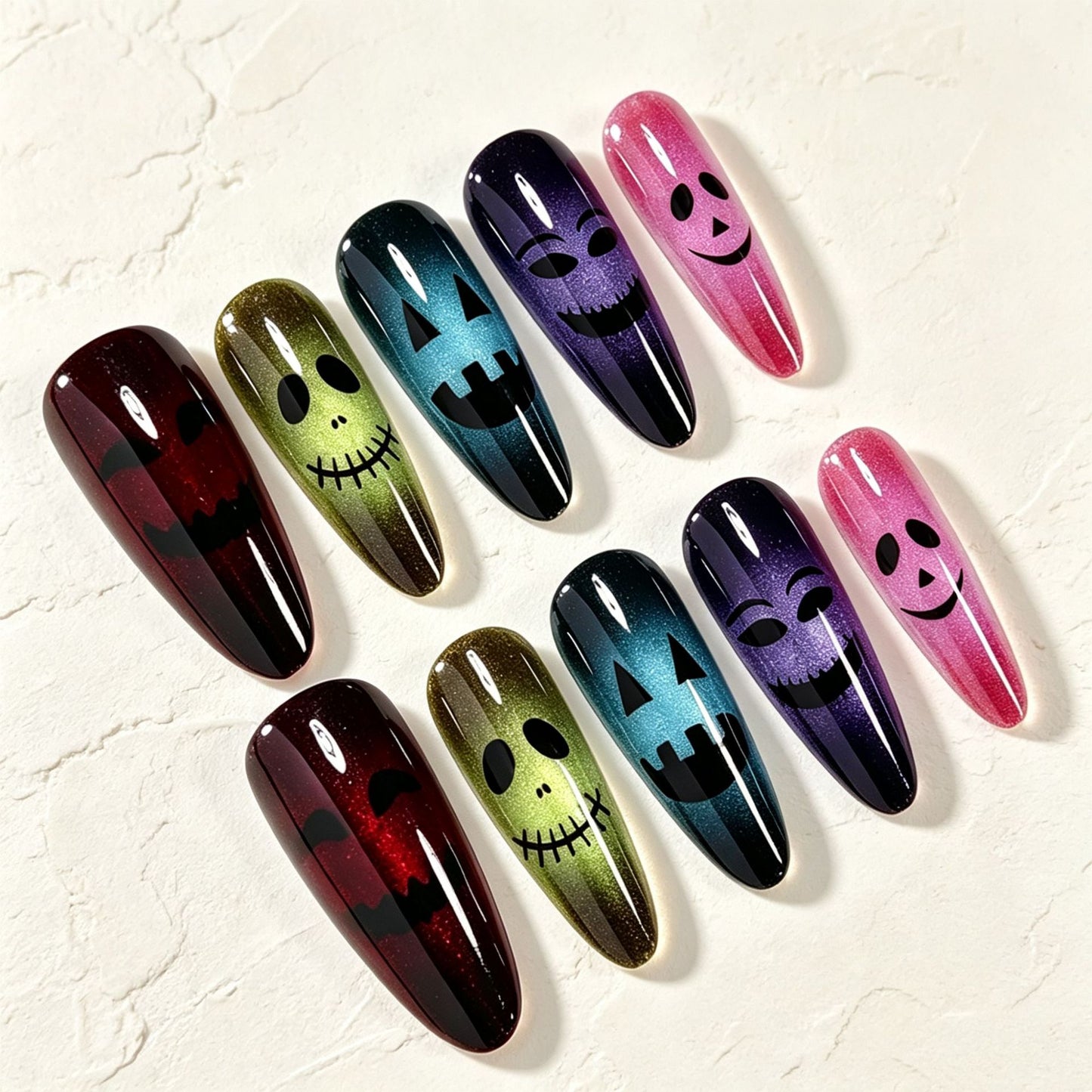 Halloween-Themen Glitter Nagelkunst Tipps Brehn