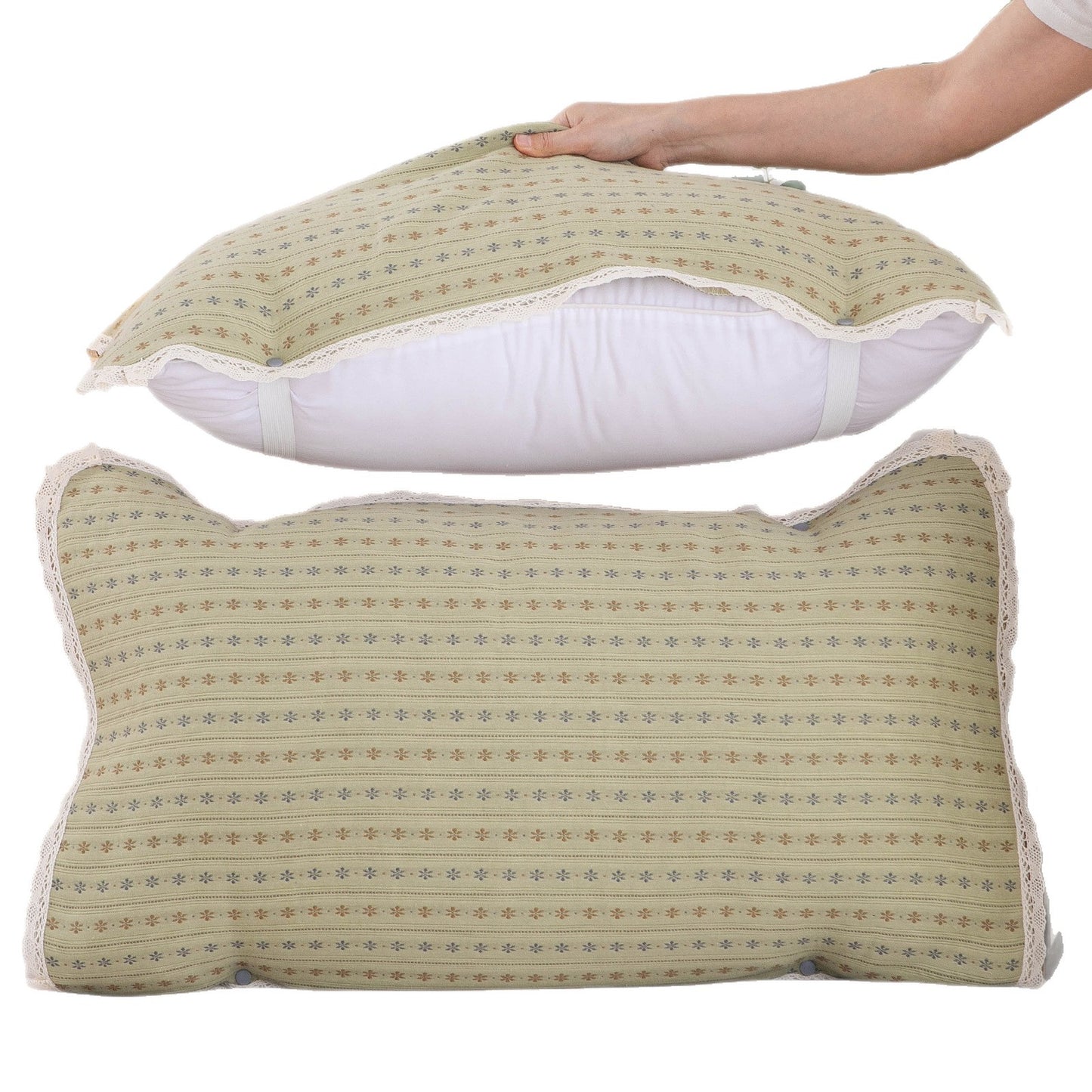 Damen ergonomisches Kissen mit abnehmbarem Bezug Brehn