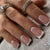 Elegante Glitter Ombre Press-On Nagelspitzen Brehn
