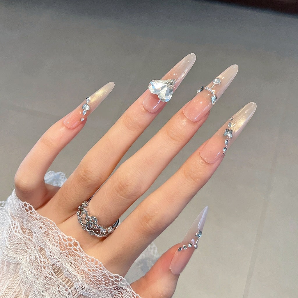 Glamourös Dekorativer Press-On Nagelset Brehn