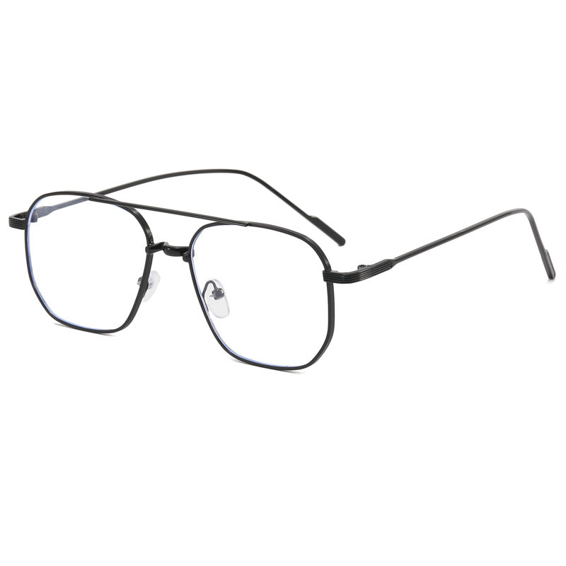Damen modische geometrische Brille mit elegantem Metallrahmen Brehn