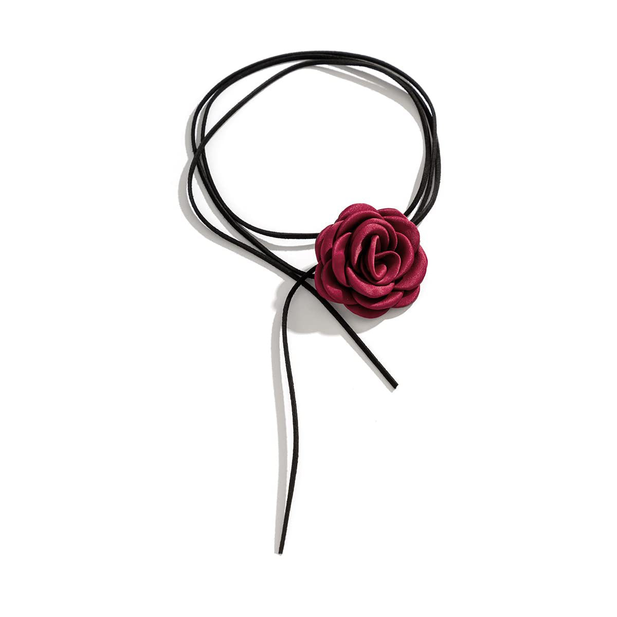 Floral Satin Cord Choker Brehn