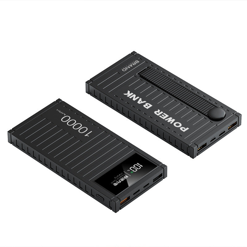 Tragbare Solar Powerbank mit Digitaler Anzeige und Schnellladung Brehn