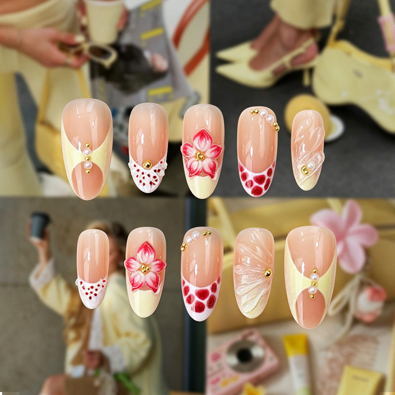 Floral Design Premium Press-On Nagelspitzen Brehn