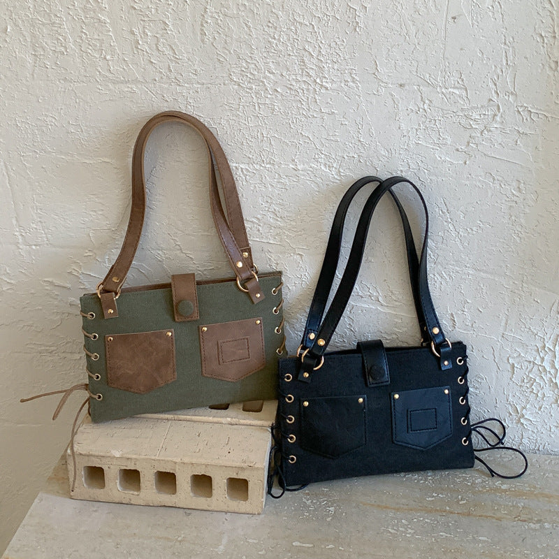 WoElegantly Structured Utility Tote Bag Brehn