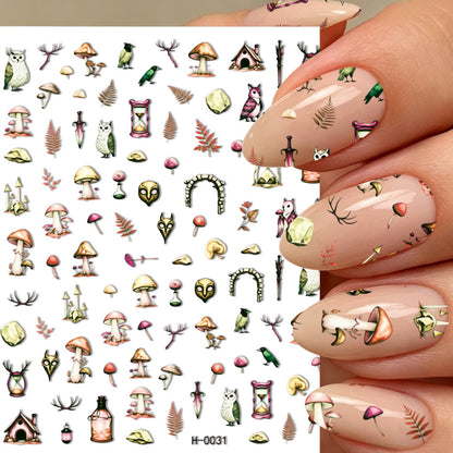 Niedliche Hunde-Themen-Nagelkunst-Sticker