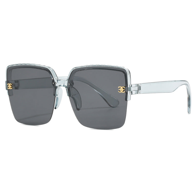 Damen oversized quadratische Sonnenbrille mit hochwertigen Gläsern Brehn