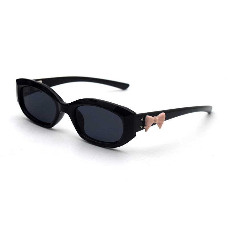 Trendy Cat-Eye Sonnenbrille mit adorabler Teddy-Bären-Akzent Brehn