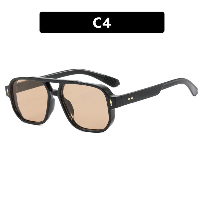 Damen modische quadratische Sonnenbrille mit luxuriösen Details Brehn