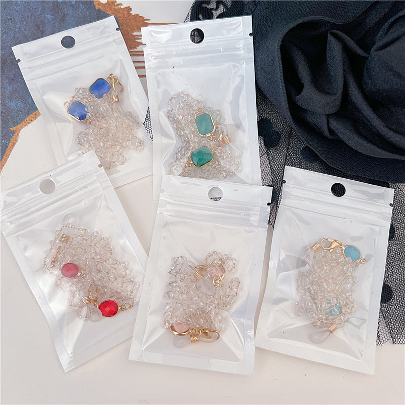 Stylische Perlen-Brillen Kette Brehn