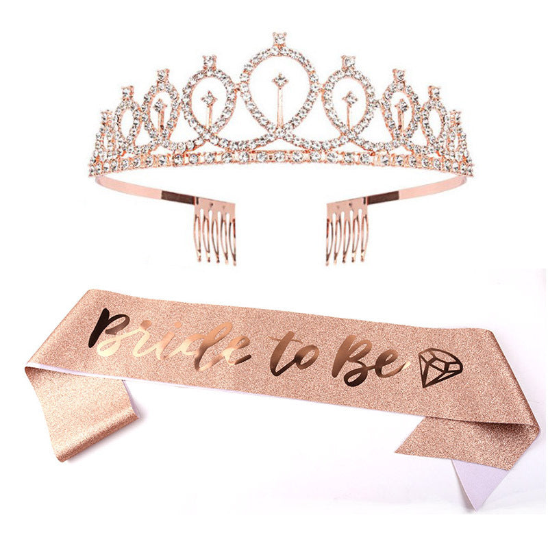 Damen Glitzernde Tiara mit elegantem Design Brehn
