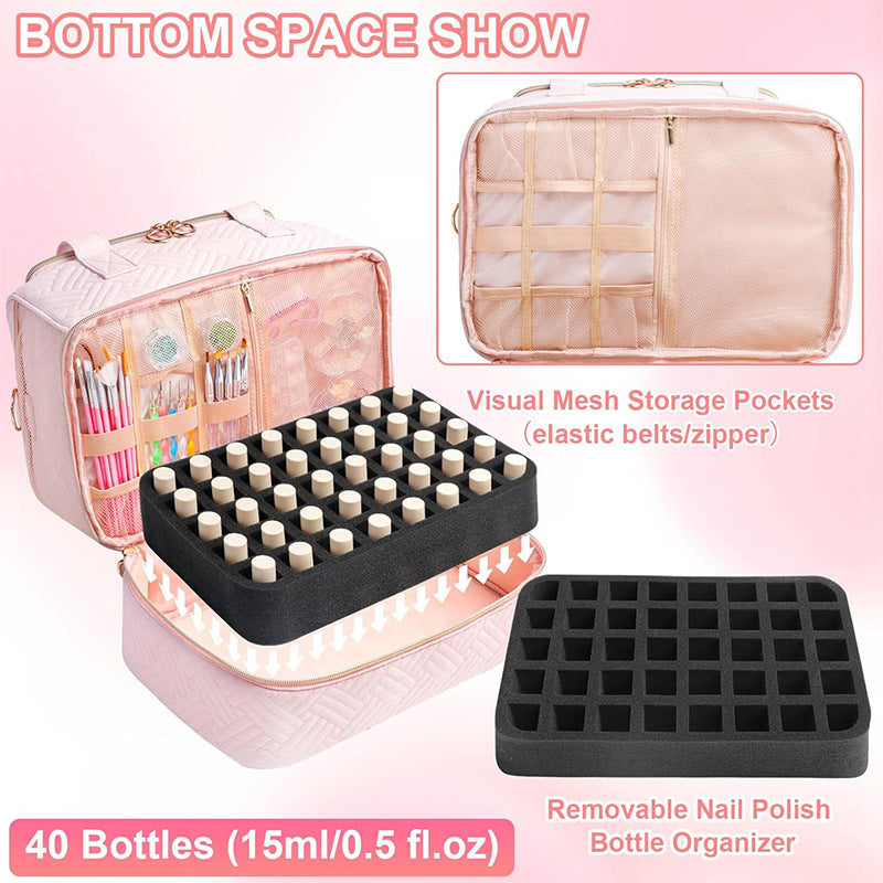 Multifunktionale Kosmetik-Organizer-Tasche mit Abnehmbaren Fächern Brehn