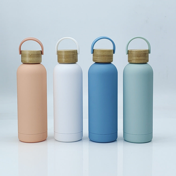 Damen Premium Isolierflasche mit Bambusdeckel Brehn