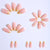 Kunstfingernägel mit Floralen 3D-Applikationen und Elegantem Design Brehn