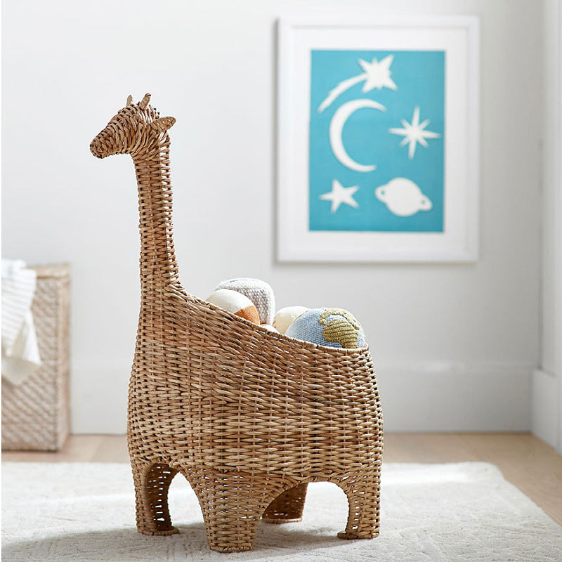 Verspielter Aufbewahrungskorb in Giraffenform Brehn