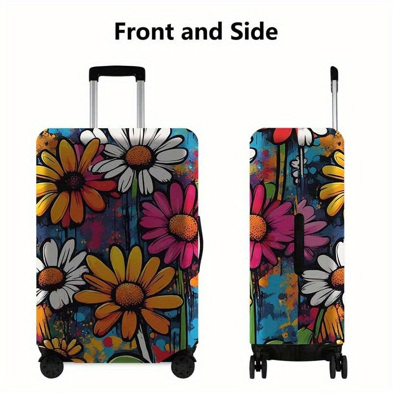 Blumenillustrierter Hartschalen-Reisekoffer Brehn