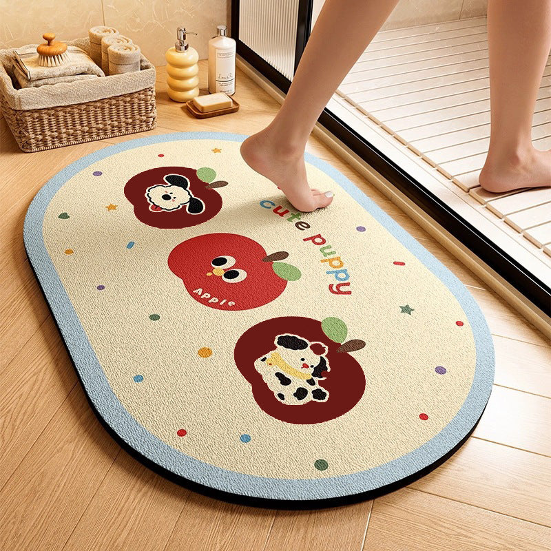 Niedlicher Tier-Motiv Memory Foam Badematte Brehn