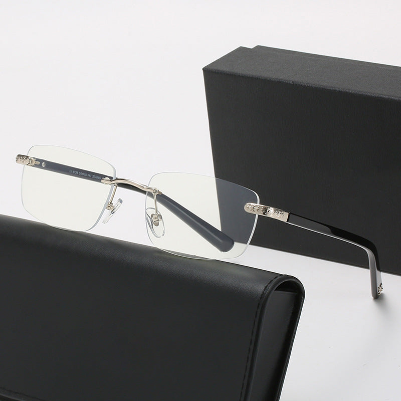 Damen modische Halbrahmenbrille mit komfortablen Nasenpolstern und edlem Design Brehn