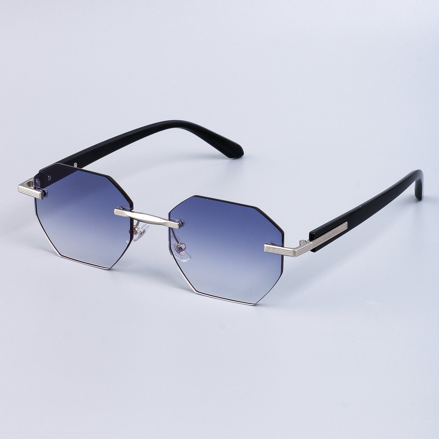 Damen stilvolle Sonnenbrille im modischen Achtkant-Design mit hochwertigem Rahmen Brehn