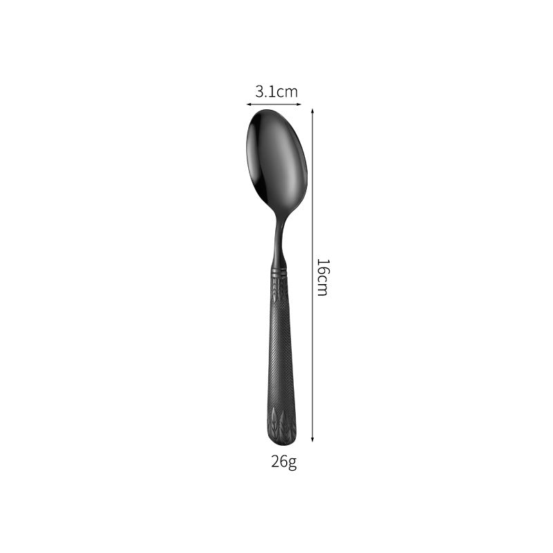 Eleganter Teelöffel mit Kunstvollem Griffdesign Brehn