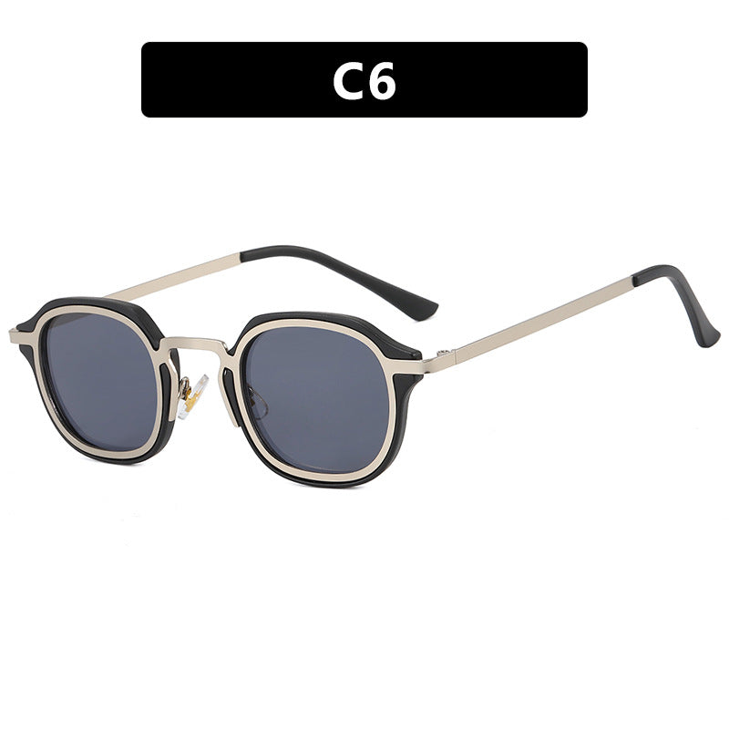 Damen quadratische Sonnenbrille mit einzigartigem Design und UV-Schutz Brehn