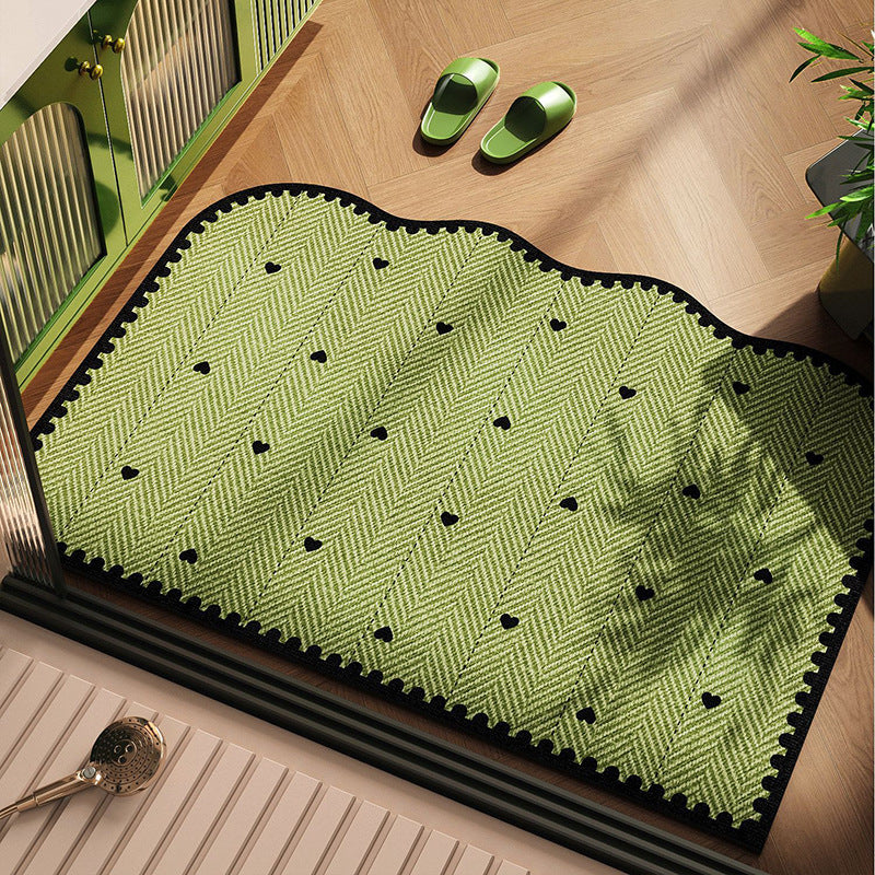 Blattmuster Memory Foam Badmatte Brehn