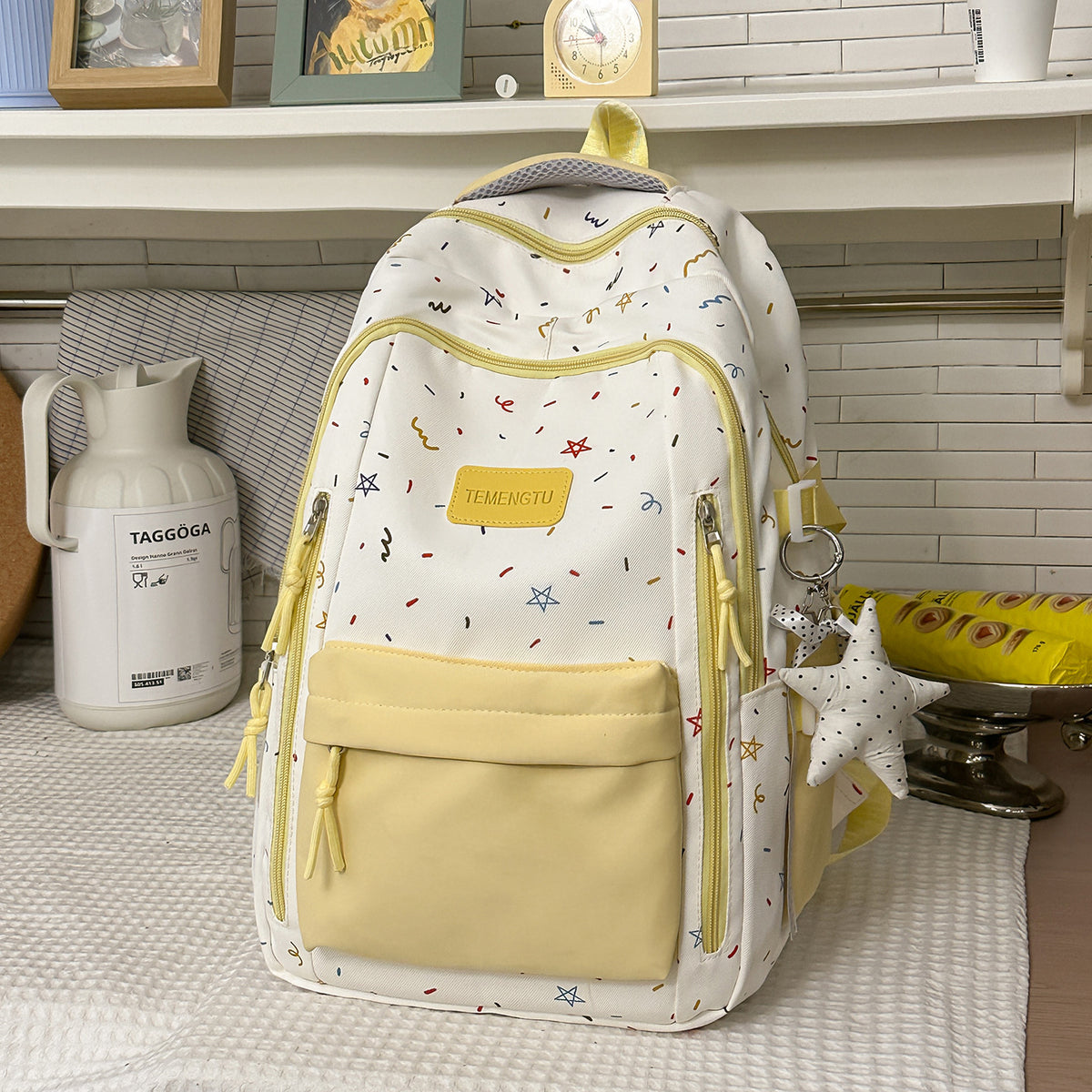 Trendy Dekorative Gemusterte Rucksack Brehn