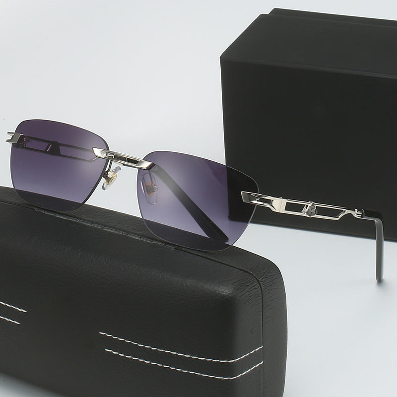 Damen Designer Sonnenbrille mit elegantem Metallrahmen Brehn
