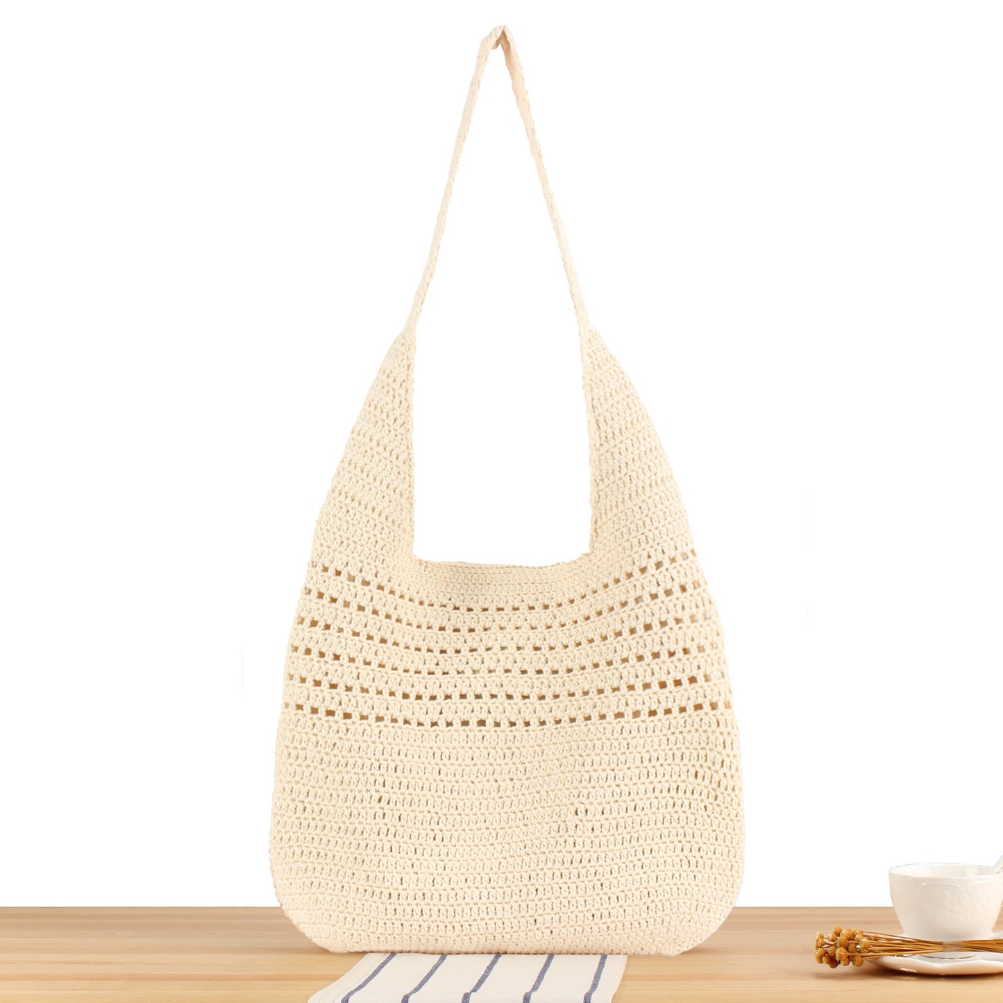 Handgefertigte Makramee-Bag Brehn