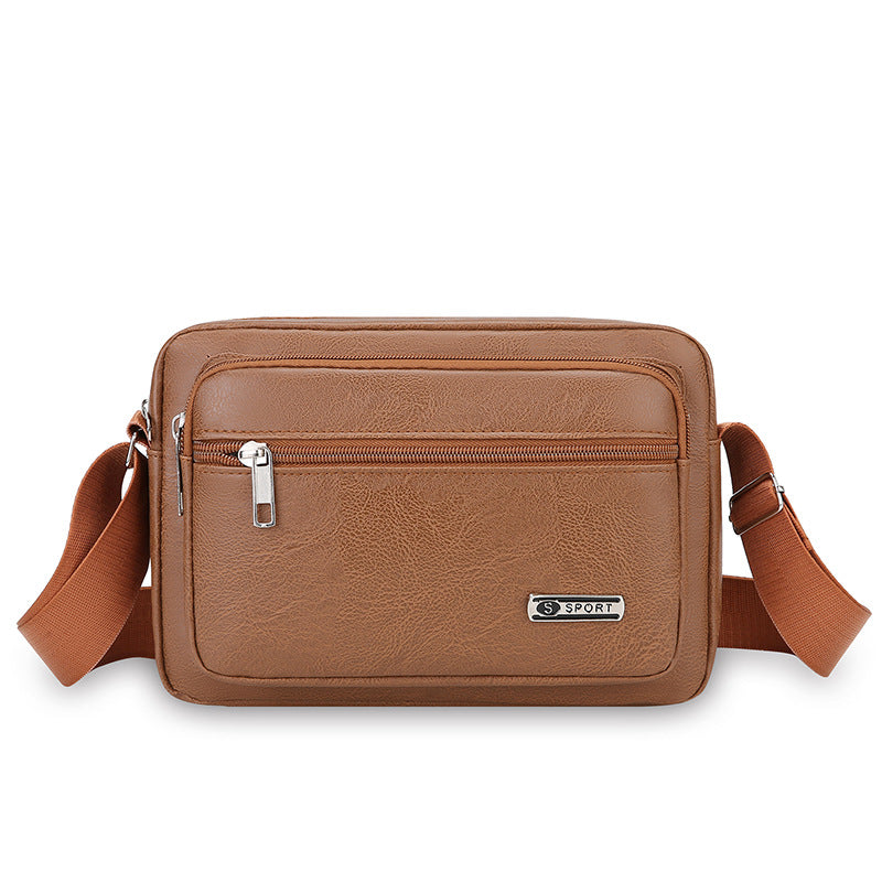 Premium Leder Messenger Bag Brehn