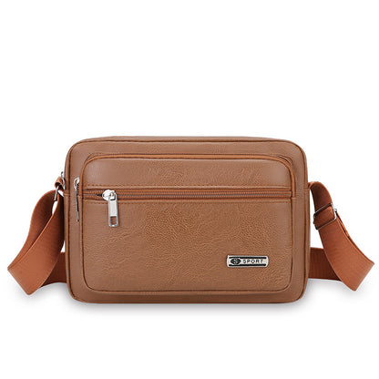 Premium Leder Messenger Bag Brehn