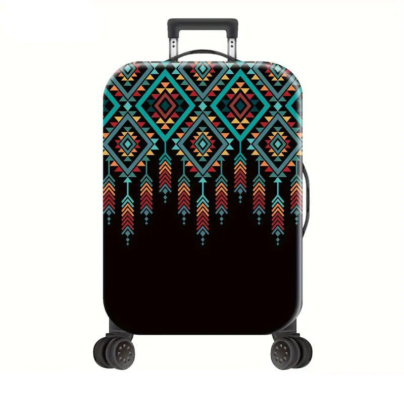 Unisex Hartschalenreisekoffer mit kreativem Geometric-Muster Brehn