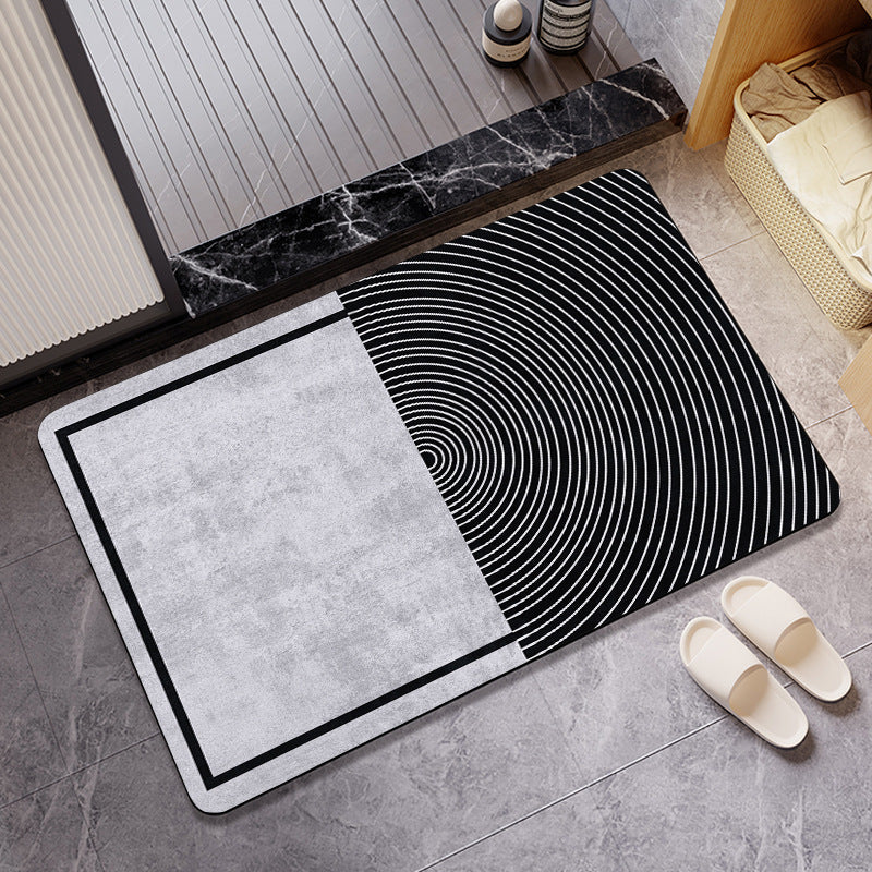 Geometrisches Muster Weicher Memory-Schaum Badezimmermatte Brehn