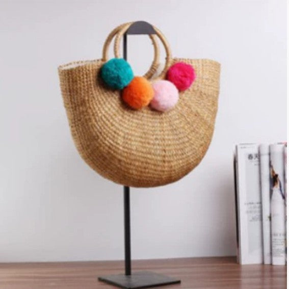 Damen Handgeflochtene Shoppingtasche Brehn