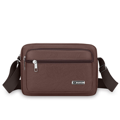 Premium Leder Messenger Bag Brehn