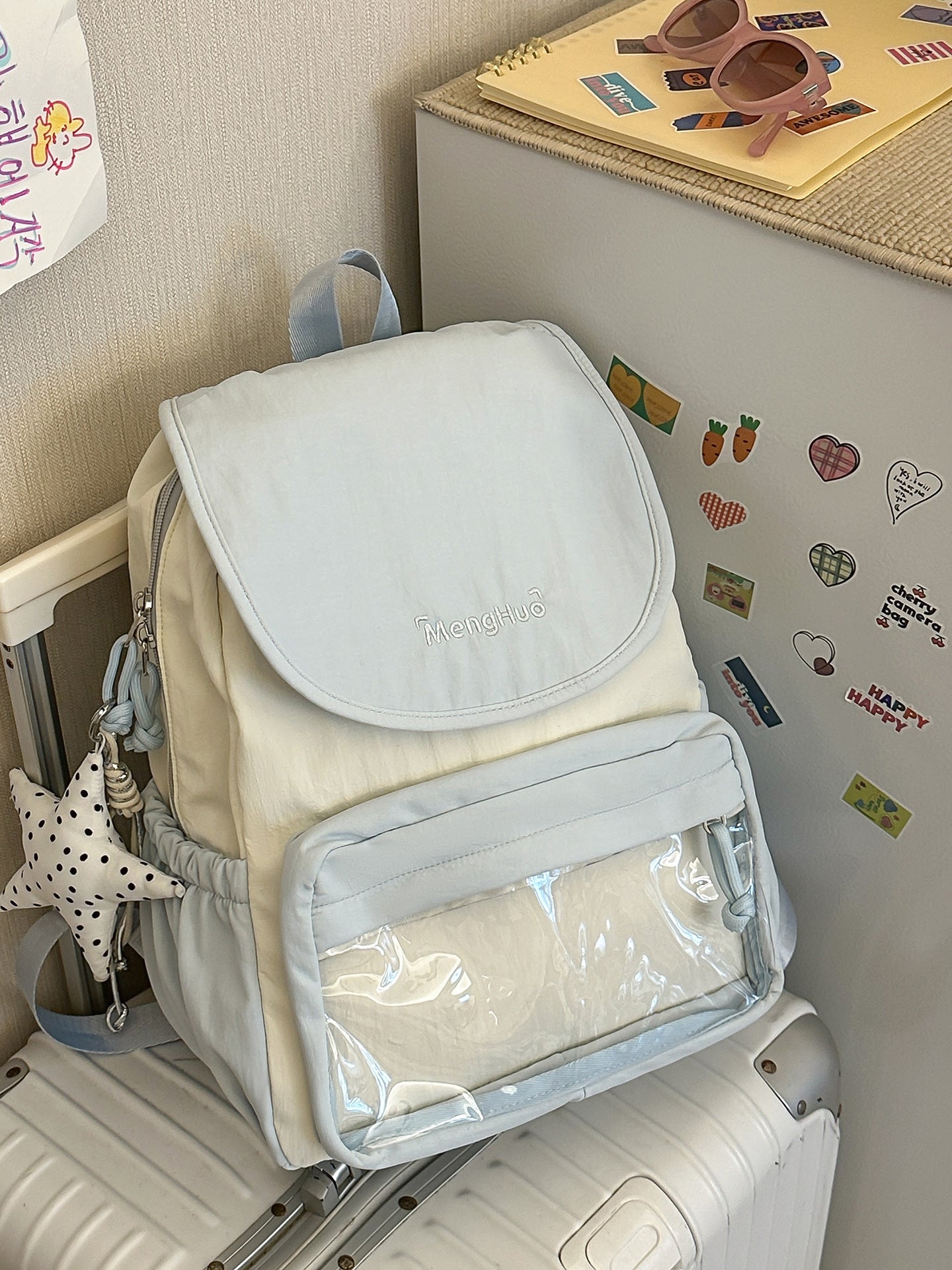 Multifunktionaler transparenter Taschen-Rucksack für die Schule
