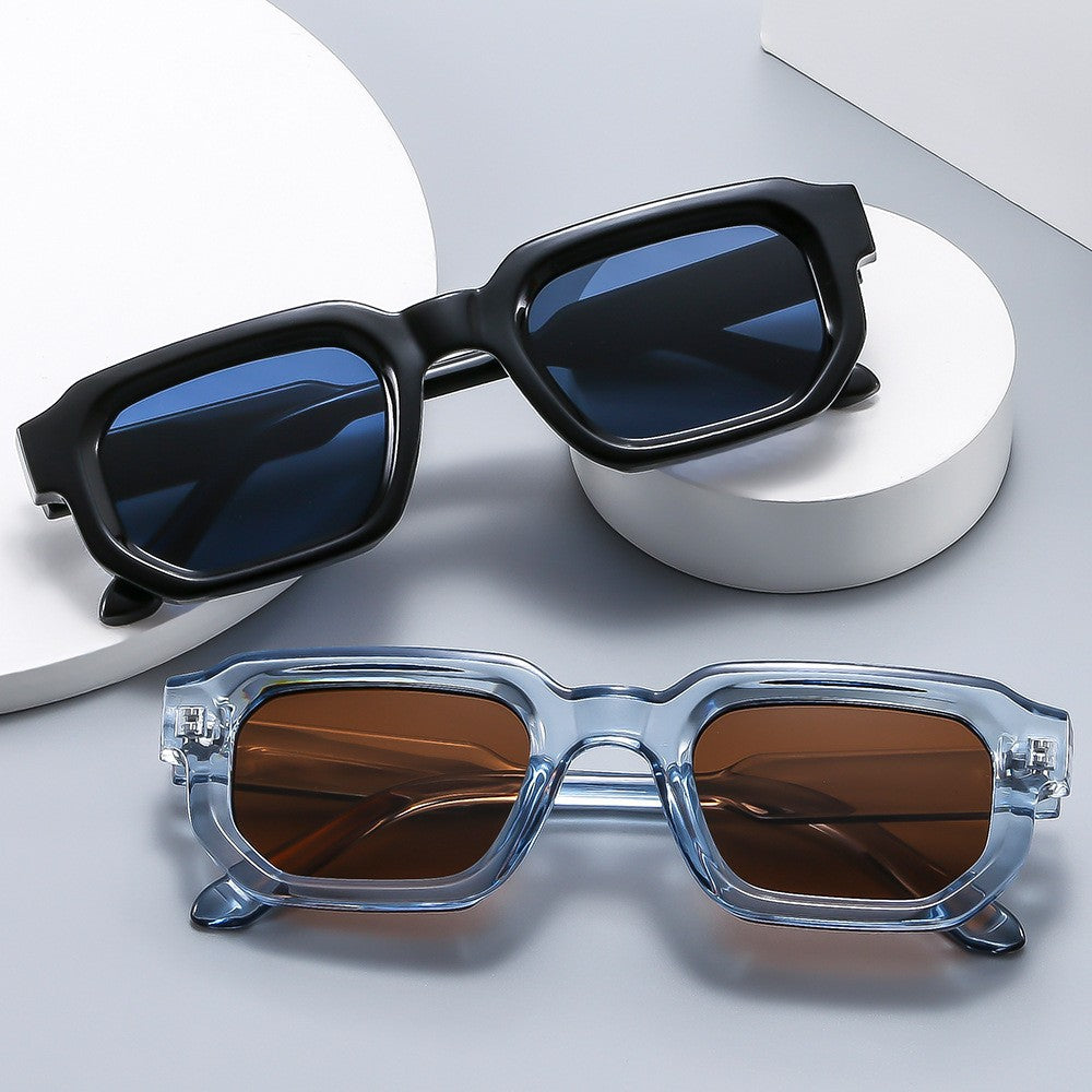 Damen Rechteckige Sonnenbrille mit markantem Design Brehn
