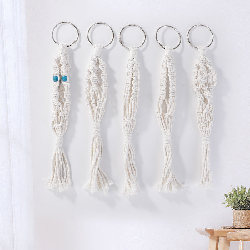 Schlüsselschmuck mit Makramee-Design Brehn
