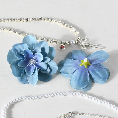 Elegante florale Haarklammern