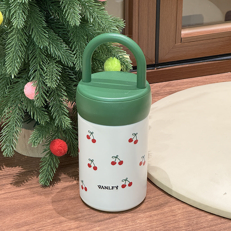 Damen Isoliertrinkbecher mit fruchtigem Kirschdesign Brehn