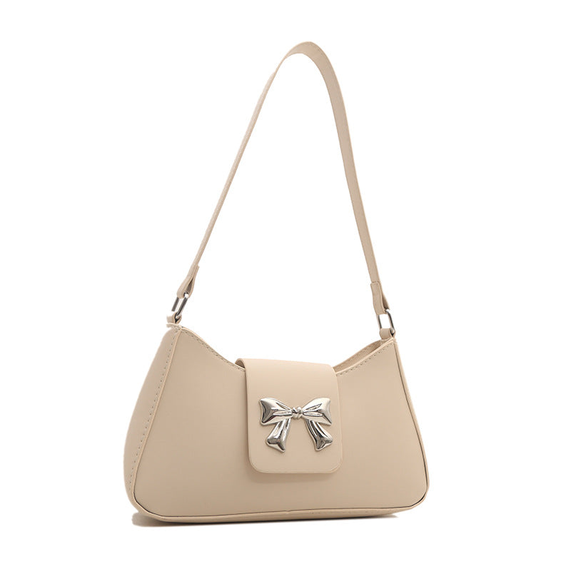 Stylische Schleifenakzent-Handtasche Brehn