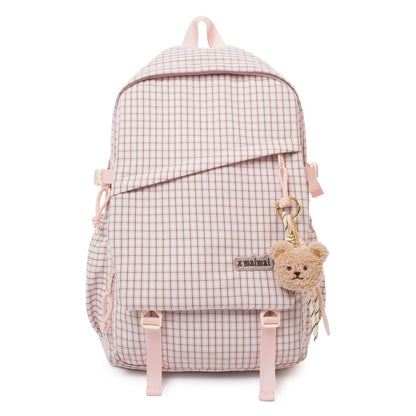 Stylischer Gittermuster-Rucksack Brehn