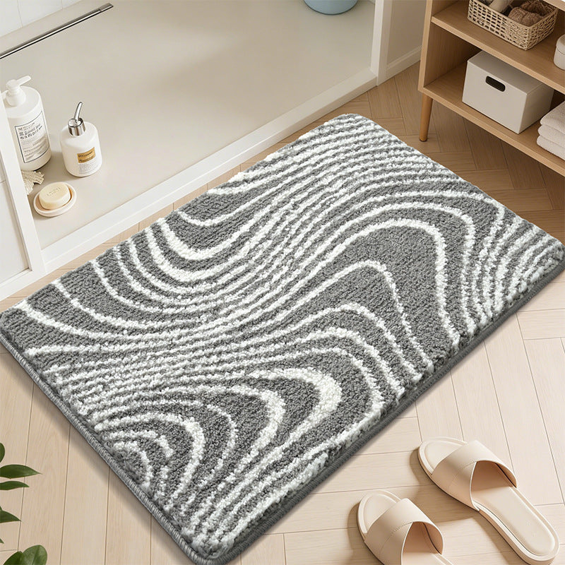 Abstract Wave Pattern Badmatte Brehn