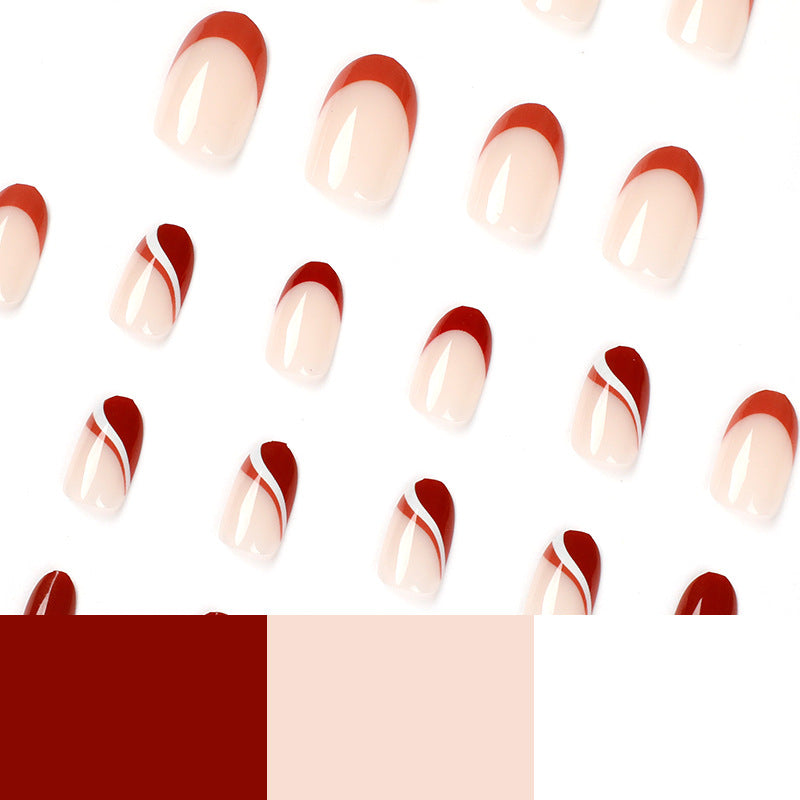 Kunstvolle Nagelverzierung mit elegantem Farbverlauf und Glanz Brehn
